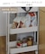 《WEB限定商品》スチールワゴンスリム4段