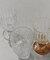 ストライプスタンド付きグラス：160ml／GLASS ARTWARE