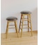 《WEB限定商品》フェイクレザーハイスツール／natural vintage