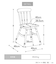 《WEB限定商品》アンティークダイニングチェア／British charm