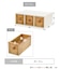 《WEB限定商品》アルブル3ドロワーボックス／choupinet