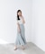 リネン調カラースカート