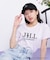 ＜マイメロディ＆クロミコラボ＞オーガニックコットン刺繍ロゴTシャツ