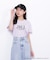 ＜マイメロディ＆クロミコラボ＞オーガニックコットン刺繍ロゴTシャツ