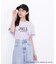 ＜マイメロディ＆クロミコラボ＞オーガニックコットン刺繍ロゴTシャツ