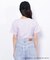 ＜マイメロディ＆クロミコラボ＞オーガニックコットン刺繍ロゴTシャツ