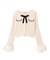 袖フェイクファーカーデトップス