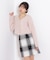 ロービングチェックミニスカート