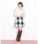 ロービングチェックミニスカート