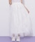 縦ラッフルシアースカート