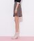 ボタン付きサイトプリーツスカパン