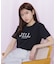 オーガニックコットンビジューロゴTシャツ