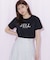 オーガニックコットンビジューロゴTシャツ