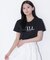 オーガニックコットンビジューロゴTシャツ
