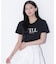 オーガニックコットンビジューロゴTシャツ