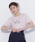 オーガニックコットンビジューロゴTシャツ