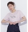 オーガニックコットンビジューロゴTシャツ
