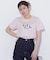オーガニックコットンビジューロゴTシャツ