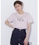オーガニックコットンビジューロゴTシャツ