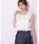 シャーリングシアーリングチェックブブラウス