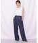 シャーリングシアーリングチェックブブラウス