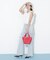 シャーリングシアーリングチェックブブラウス