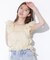 シャーリングシアーリングチェックブブラウス