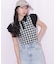 ＜WEB限定カラーあり＞フリル袖ポロニット