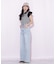 ＜WEB限定カラーあり＞フリル袖ポロニット