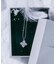 Cubic 大粒クローバーネックレス