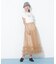 裾フリルチュールスカート