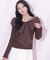 チュールリボンニット