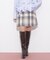 ロービングチェックミニスカート