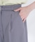 ベルテッドタックワイドパンツ