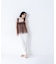 ナローリボンイージーパンツ