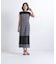 チェックフリルショルダーワンピース
