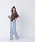 ＜Oggi.jp・CanCam.jp掲載＞ワイドストレートデニムパンツ