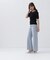 ＜Oggi.jp・CanCam.jp掲載＞ワイドストレートデニムパンツ