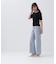 ＜Oggi.jp・CanCam.jp掲載＞ワイドストレートデニムパンツ