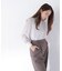ハイネックボリュームシアーブラウス　26AW