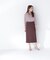 ハイネックボリュームシアーブラウス　26AW