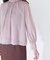 ハイネックボリュームシアーブラウス　26AW