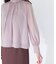 ハイネックボリュームシアーブラウス　26AW