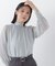 ハイネックボリュームシアーブラウス　26AW