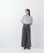 ハイネックボリュームシアーブラウス　26AW