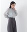 ハイネックボリュームシアーブラウス　26AW