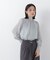 ハイネックボリュームシアーブラウス　26AW