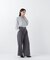 ハイネックボリュームシアーブラウス　26AW