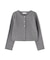 フラワーボタンニットジャケット　26AW