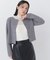 フラワーボタンニットジャケット　26AW